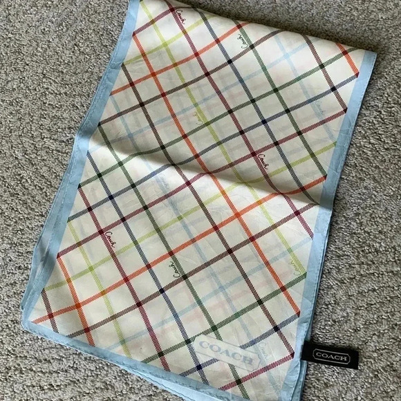 Coach silk scarf - Picture 1 of 4